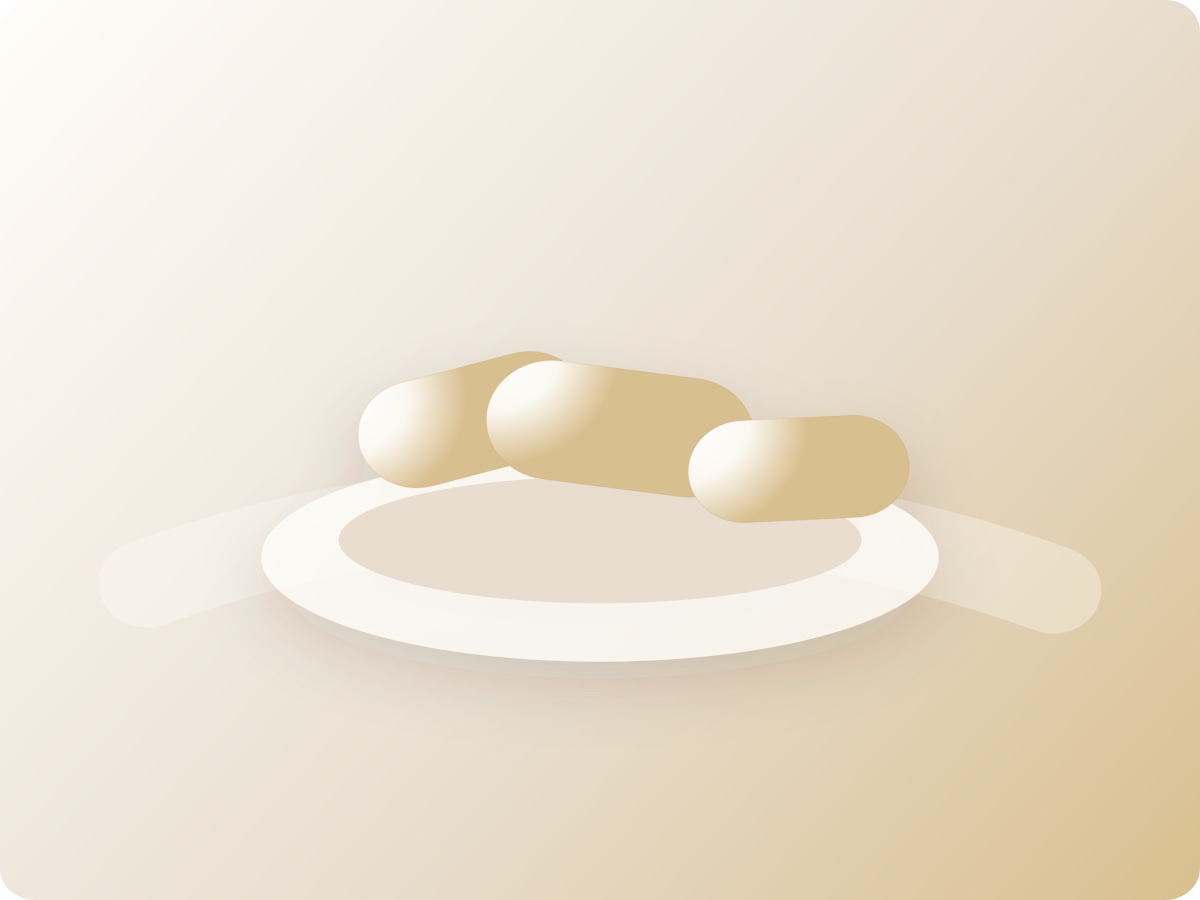 Soft-melting Perlita intimate comfort capsules on a dish